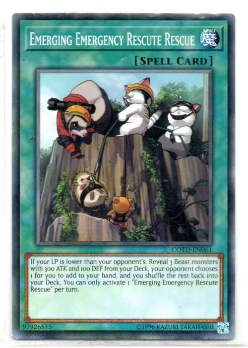 Yu-Gi-Oh! - Emerging Emergency Rescute Rescue - Common - Code of the Duelist (COTD-EN061)