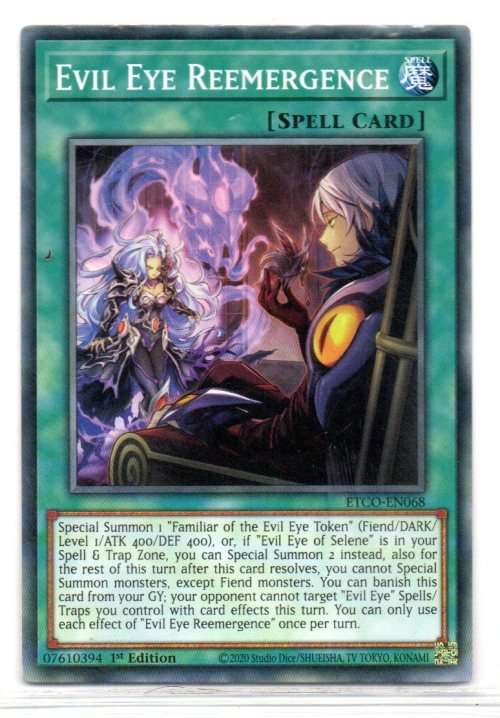 Yu-Gi-Oh! - Evil Eye Reemergence - 1st Ed/Common - Eternity Code (ETCO-EN068)