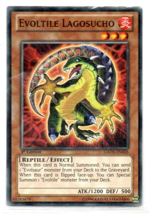 Yu-Gi-Oh! - Evoltile Lagosucho - 1st Ed/Common - Galactic Overlord (GAOV-EN026)