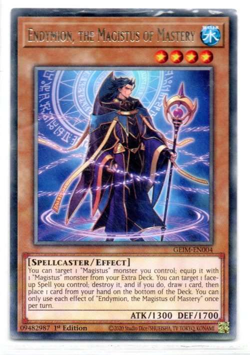 Yu-Gi-Oh! - Endymion, The Magistus of Mastery - 1st Ed/Rare - Genesis Impact (GEIM-EN004)