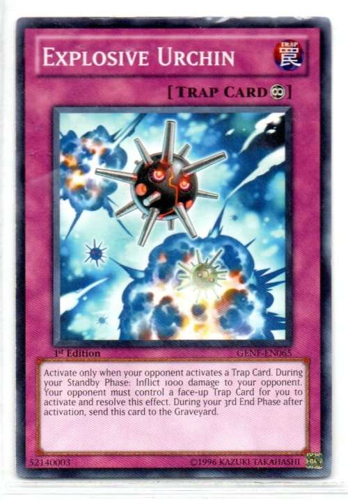 Yu-Gi-Oh! - Explosive Urchin - 1st Ed/Common - Generation Force (GENF-EN065)