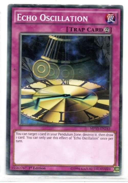 Yu-Gi-Oh! - Echo Oscillation - 1st Ed/Common - 2015 Mega-Tin Mega Pack (MP15-EN243)