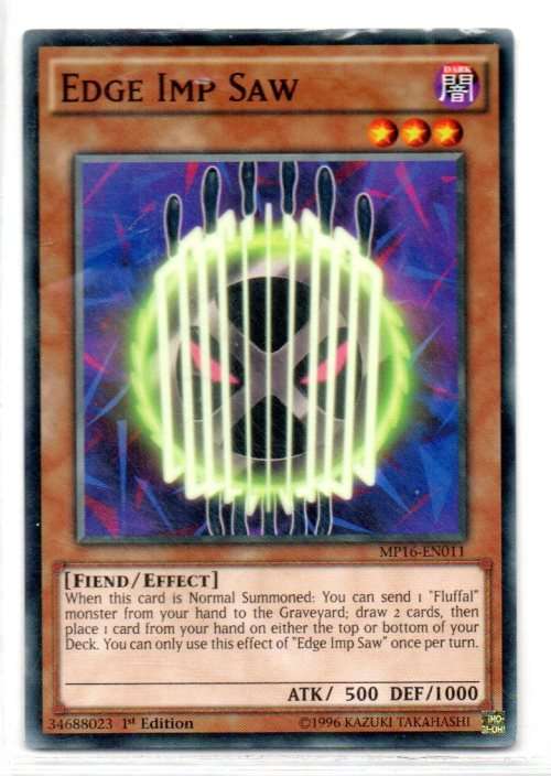 Yu-Gi-Oh! - Edge Imp Saw - 1st Ed/Common - 2016 Mega-Tin Mega Tin (MP16-EN011)
