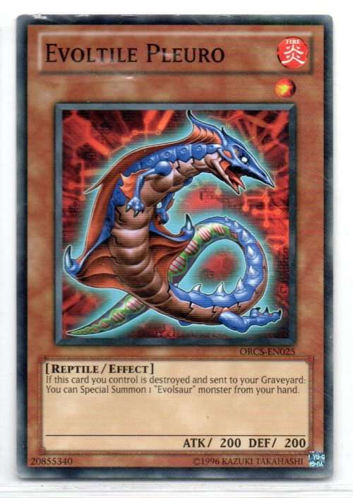 Yu-Gi-Oh! - Evoltile Pleuro - Common - Order of Chaos (ORCS-EN025)