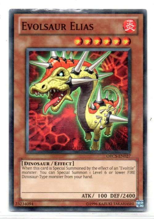 Yu-Gi-Oh! - Evolsaur Elias - Common - Order of Chaos (ORCS-EN027)