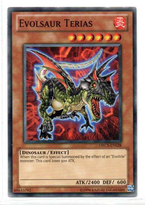 Yu-Gi-Oh! - Evolsaur Terias - Common - Order of Chaos (ORCS-EN028)