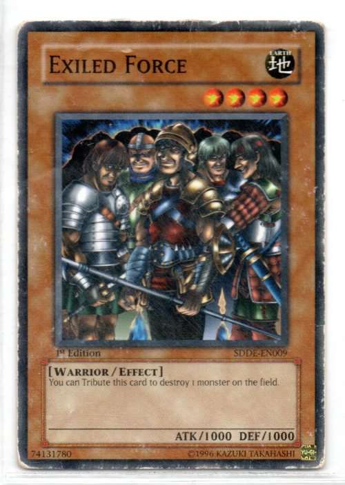 Yu-Gi-Oh! - Exiled Force - 1st Ed/Common - The Dark Emperor Structure Deck (SDDE-EN009)