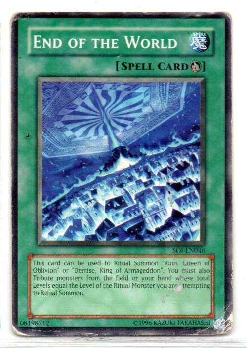 Yu-Gi-Oh! - End of the World - Common - Shadow of Infinity (SOI-EN046)