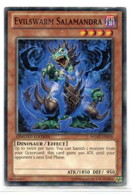 Yu-Gi-Oh! - Evilswarm Salamandra - Ltd Ed - War of the Giants Reinforcements (WGRT-EN058)