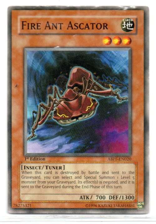 Yu-Gi-Oh! - Fire Ant -Ascator -1st Ed/Common - Absolute Powerforce (ABPF-EN020)