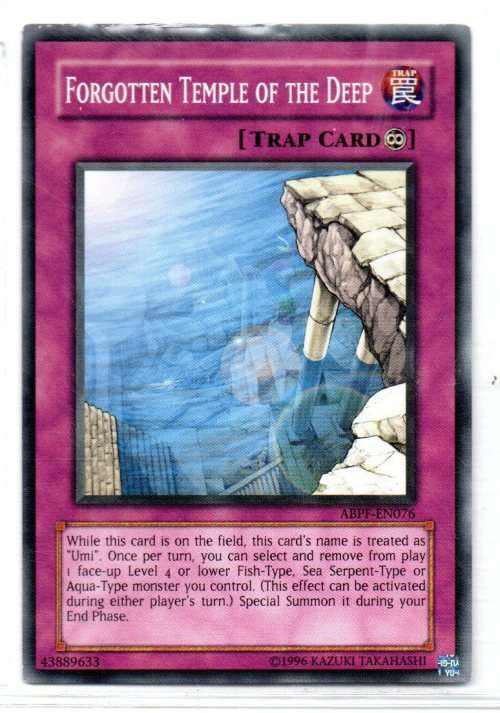 Yu-Gi-Oh! - Forgotten Temple of the Deep - Common - Absolute Powerforce (ABPF-EN076)