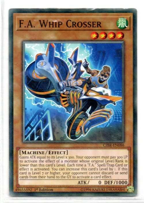 Yu-Gi-Oh! - F.A. Whip Crosser - 1st Ed/Common - Circuit Break (CIBR-EN086)