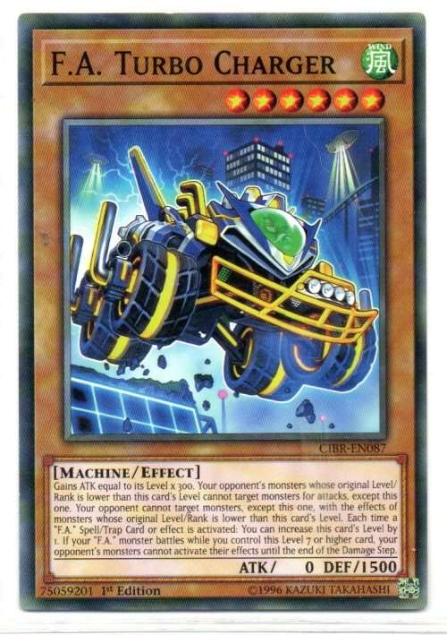 Yu-Gi-Oh! - F.A. Turbo Charger - 1st Ed/Common - Circuit Break (CIBR-EN087)