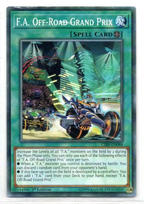 Yu-Gi-Oh! - F.A. Off-Road Grand Prix - 1st Ed/Common - Circuit Break (CIBR-EN088)