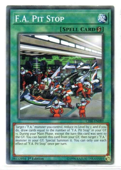 Yu-Gi-Oh! - F.A. Pitt Stop - 1st Ed/Common - Circuit Break (CIBR-EN089)