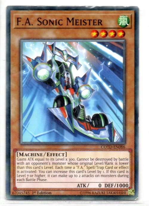 Yu-Gi-Oh! - F.A. Sonic Meister - 1st Ed/Common - Code of the Duelist (COTD-EN086)