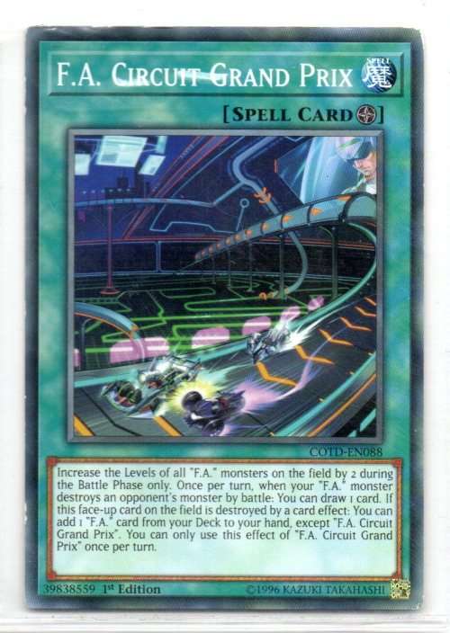 Yu-Gi-Oh! - F.A. Circuit Grand Prix - 1st Ed/Common - Code of the Duelist (COTD-EN088)