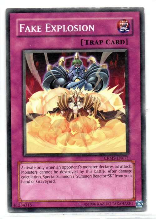 Yu-Gi-Oh! - Fake Explosion - Common - Crimson Crises (CRMS-EN071)