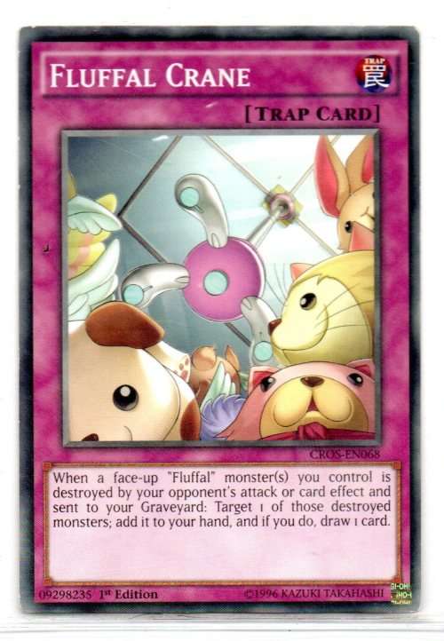 Yu-Gi-Oh! - Fluffal Crane - 1st Ed/Common - Crossed Souls (CROS-EN068)