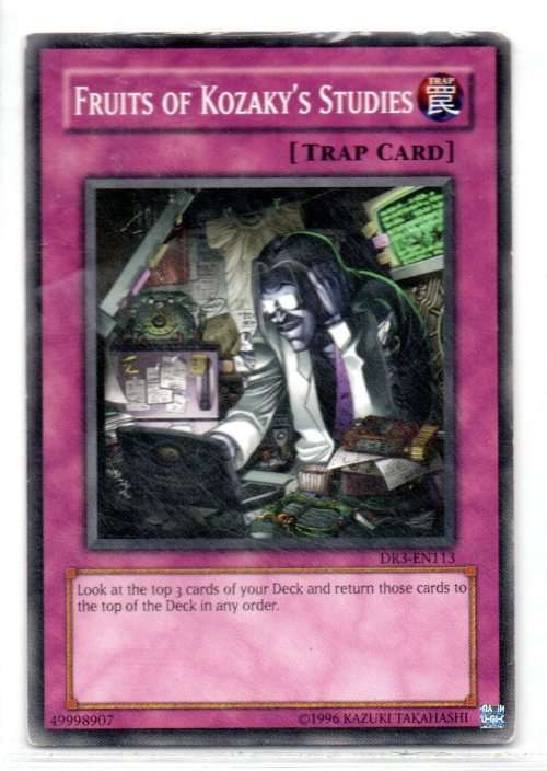 Yu-Gi-Oh! - Fruits of Kozaky`s Studies - Dark Revelation Volume 3 (DR3-EN113)