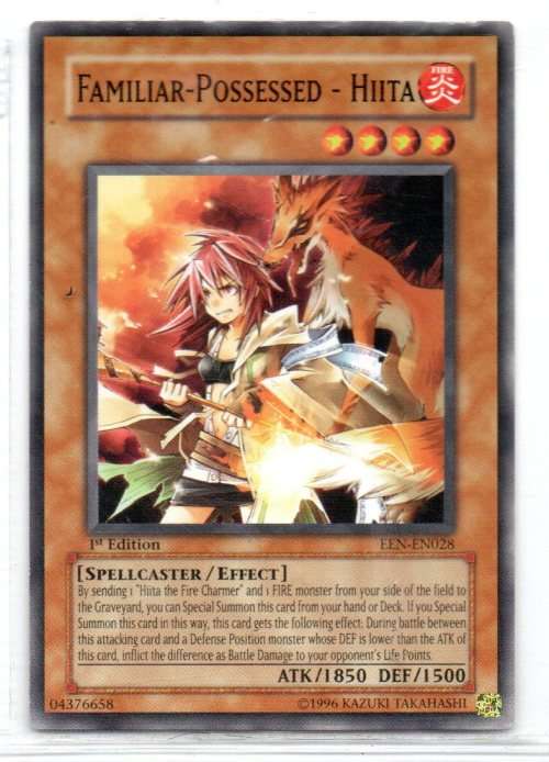 Yu-Gi-Oh! - Familiar-Possessed - Hiita - 1st/Common - Elemental Energy (EEN-EN028)