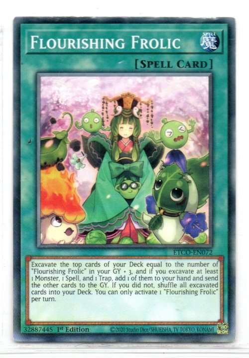 Yu-Gi-Oh! - Flourishing Frolic - 1st Ed/Common - Eternity Code (ETCO-EN072)