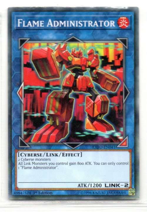 Yu-Gi-Oh! - Flame Administrator - 1st Ed/Common - Extreme Force (EXFO-EN041)