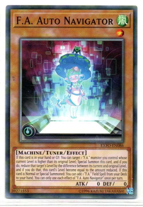 Yu-Gi-Oh! - F.A. Auto Navigator - Common - Extreme Force (EXFO-EN086)