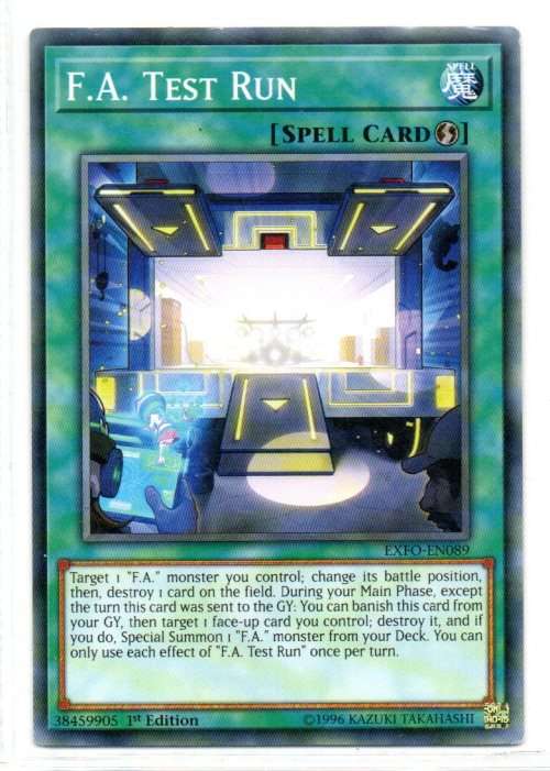 Yu-Gi-Oh! - F.A. Test Run - 1st Ed/Common - Extreme Force (EXFO-EN089)