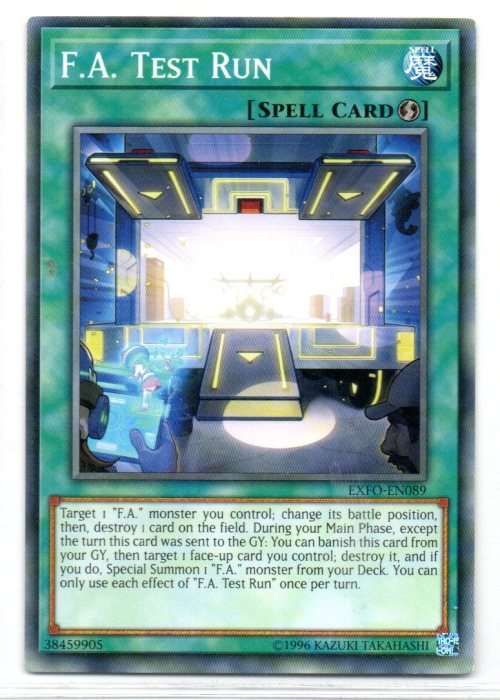 Yu-Gi-Oh! - F.A. Test Run - Common - Extreme Force (EXFO-EN089)