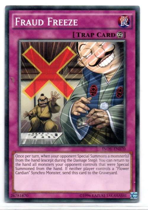 Yu-Gi-Oh! - Fraud Freeze - Common - Invasion: Vengeance (INOV-EN070)