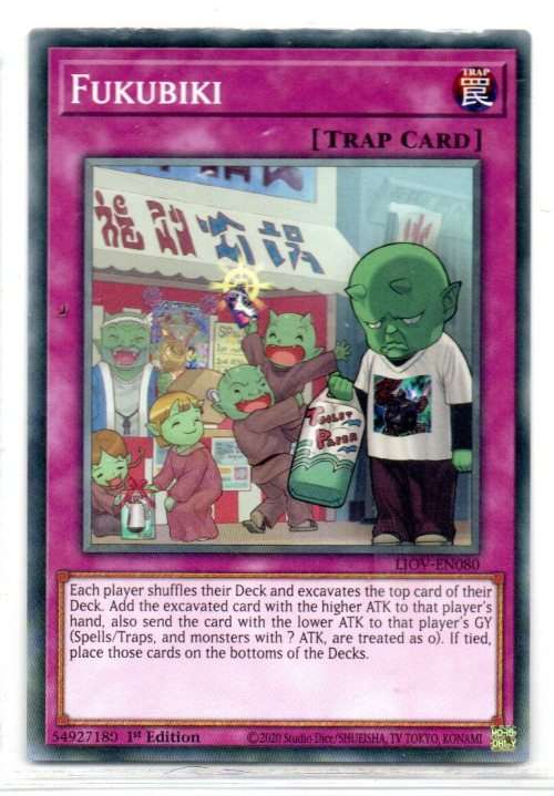 Yu-Gi-Oh! - Fukubiki - 1st Ed/Common - Lightning Overdrive (LIOV-EN080)