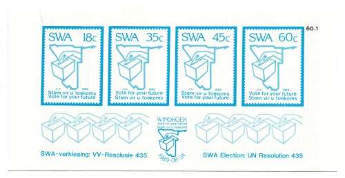 1989 South-West Africa Election FDC 66.1 & Bulletin 60.1