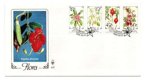 1990 South-West Africa Flora FDC 4.2 & Bulletin 62