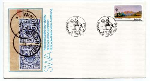 1982 South-West Africa National Stamp Exhibition Commemorative Cover