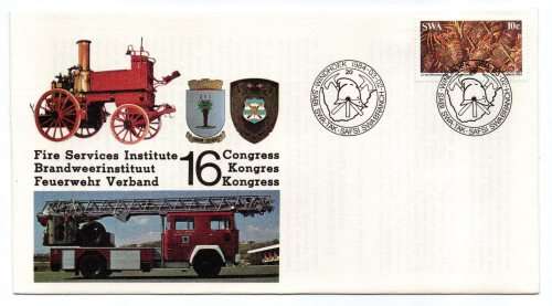 1984 South-West Africa Fire Service Institute 16 Congress Commemorative Cover