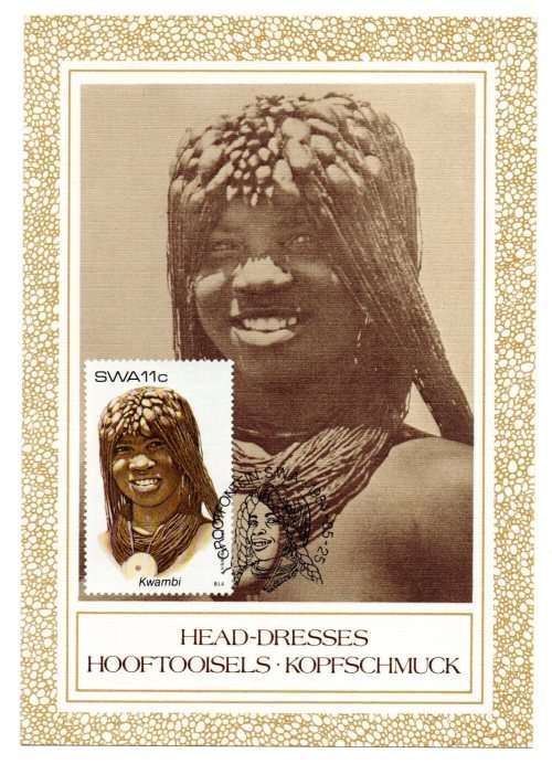 1984 South-West Africa Head Dresses Postcard Set #10 - 13 Set