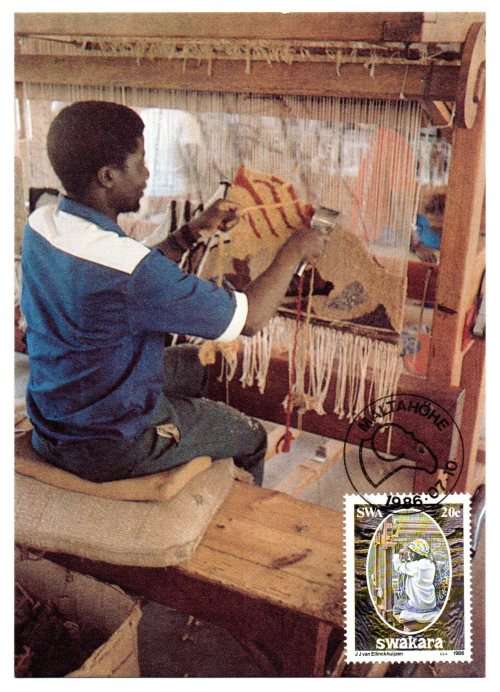 1986 South-West Africa The Karakul Industry Postcard #38 - 41 Set