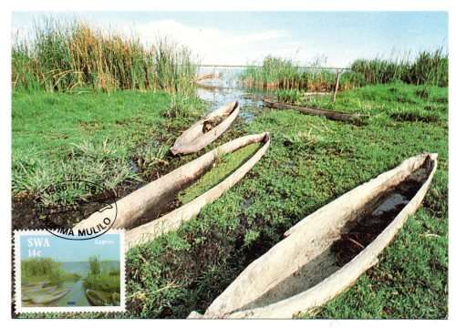 1986 South-West Africa Caprivi Postcard #42 - 45 Set