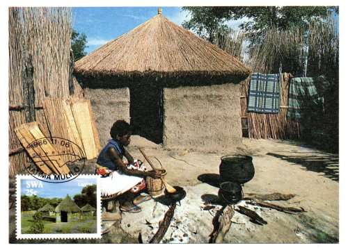 1986 South-West Africa Caprivi Postcard #42 - 45 Set