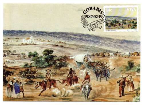 1987 South-West Africa Historical SWA Postcard #46 - 49 Set