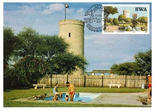 1987 South-West Africa Tourist Camps Postcard #54 - 57 Set