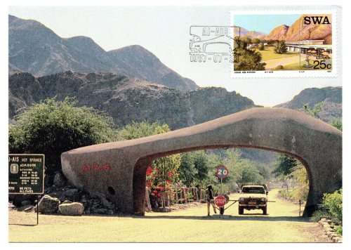 1987 South-West Africa Tourist Camps Postcard #54 - 57 Set