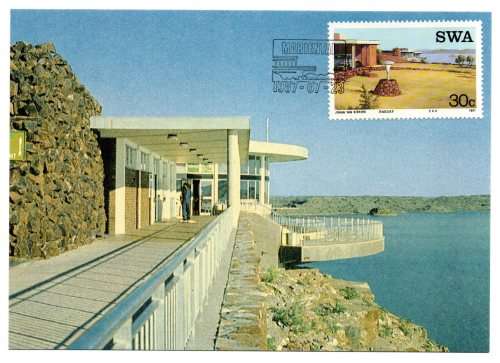 1987 South-West Africa Tourist Camps Postcard #54 - 57 Set