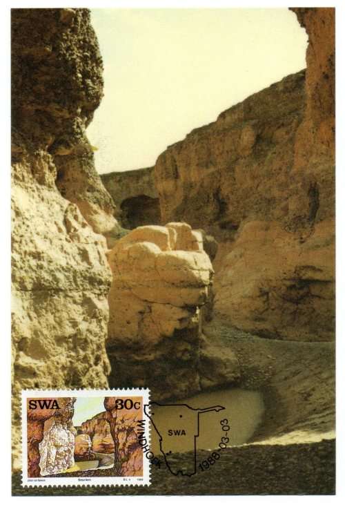 1988 South-West Africa The Sights of SWA Postcard #66 - 69 Set