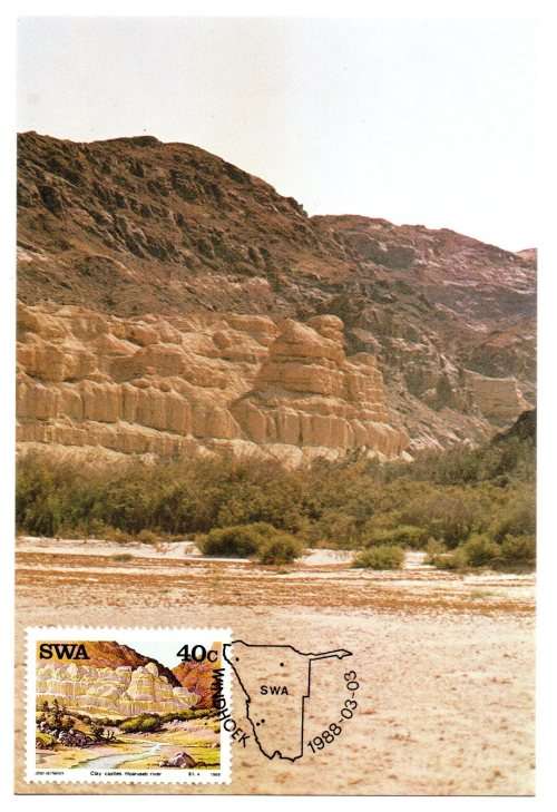 1988 South-West Africa The Sights of SWA Postcard #66 - 69 Set