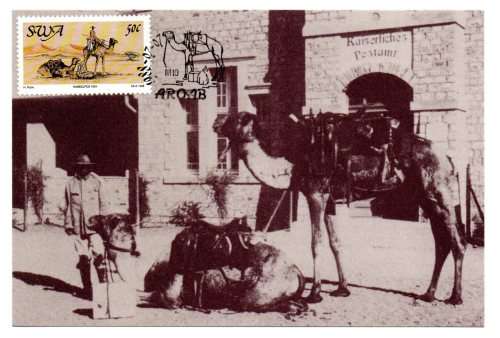1988 South-West Africa Centenary of Postal Service in SWA Postcard #70 - 73 Set