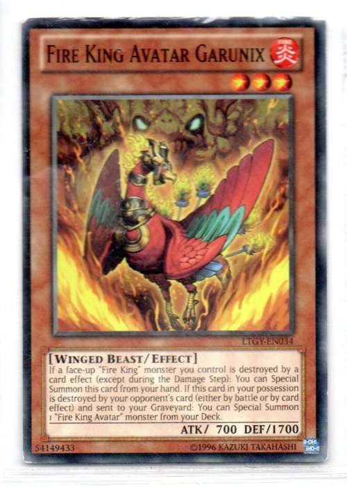 Yu-Gi-Oh! - Fire King Avatar Garunix - Common - Lord of the Tachyon Galaxy (LTGY-EN034)