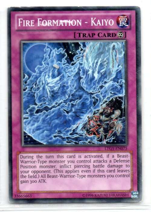 Yu-Gi-Oh! - Fire Formation - Kaiyo - Common - Lord of the Tachyon Galaxy (LTGY-EN075)