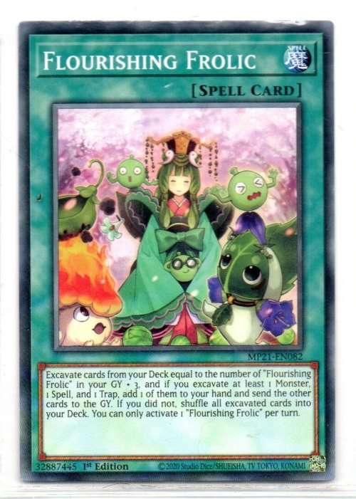 Yu-Gi-Oh! - Flourishing Frolic - 1st Ed/Common - 2021 Tin of Ancient Battles (MP21-EN082)